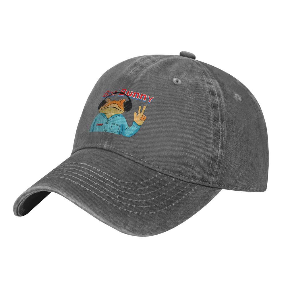 DTMF Débit Tirer Plus de Photos Style Unisexe Casquette de Baseball Bad Bunny Casquettes Lavées Casquette Mode Activités Extérieures Ajustement Réglable Couvre-Chef