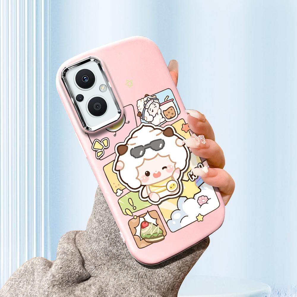 

Для Vivo V23 V25 V27 V29 V30 Y27S Y28 Y33S Y36 Infinix Hot30I Hot40 Tecno Spark20 Мультяшный Черный Кот Серебристый Край Мягкий Жидкий Силиконовый Защитный Чехол Tecno Spark Go 2025 розовый