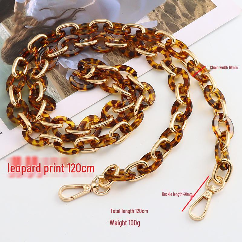 Acrylic Clip Aluminum Chain Crossbody Bag - Little Fragrance Style