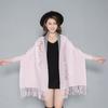 Autumn And Winter New Double-Sided Scarf Thick Warm Fashion Outdoor High Quality Comfortable Plum Embroidery Temperamental Shawl