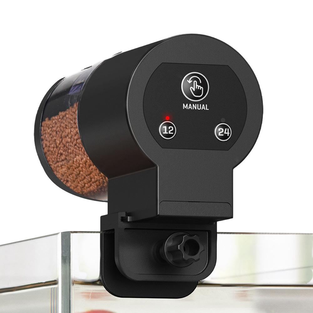 100Ml Automatic Fish Tank Feeder Intelligent Timing Auto Feeder Aquarium Goldfish Feeder Large Capacity Fish Aquarium Feeder spain