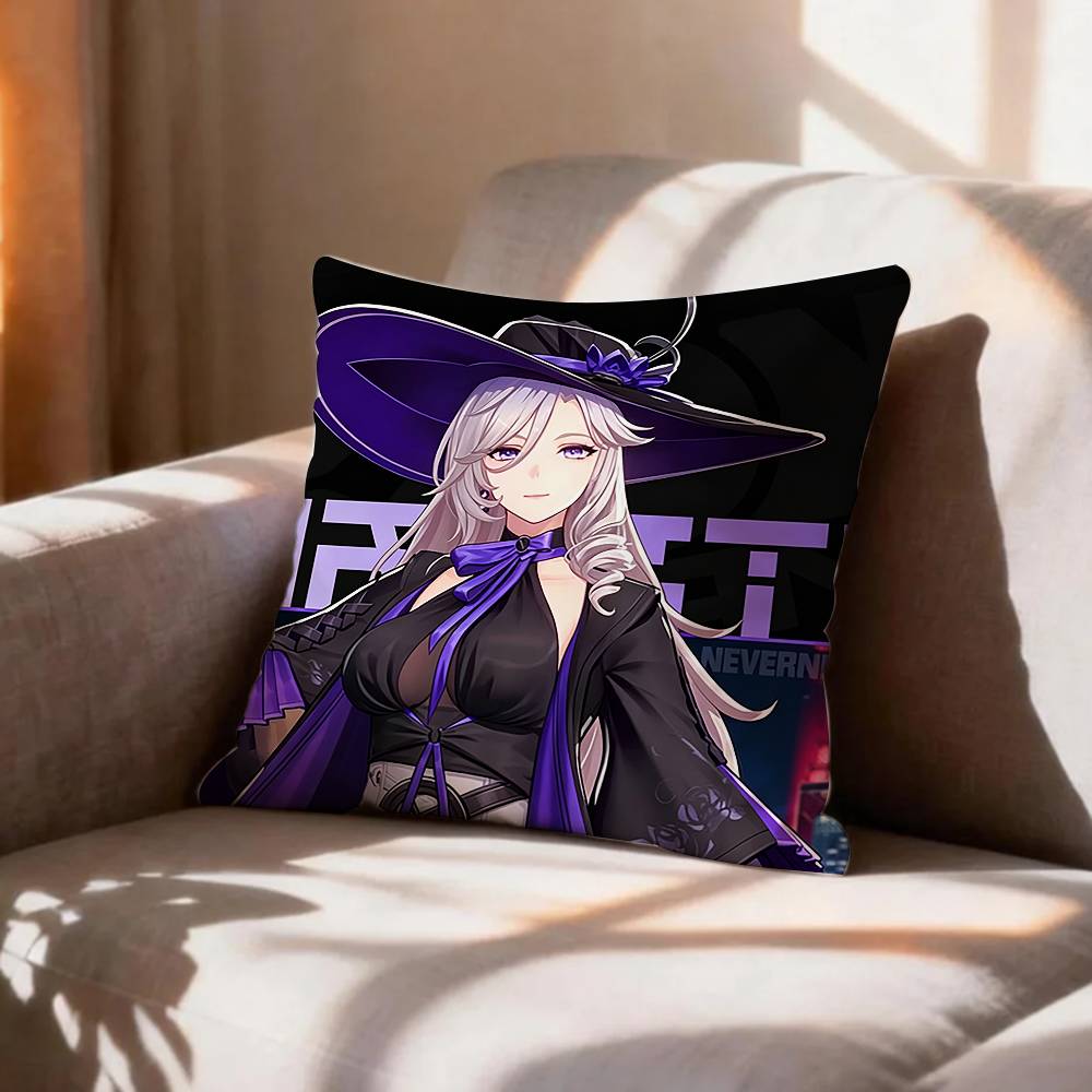 Neverness to Everness JJiuyuan Pillow Case Pattern Printed Pillowcase For Living Room Sofa Cushion Cover