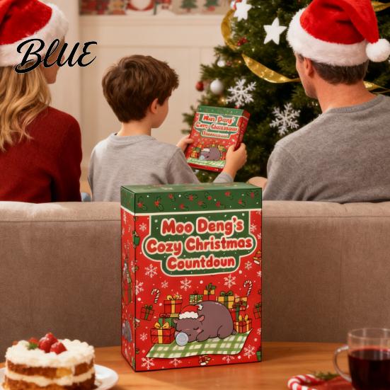 Christmas Gift for Advent Box Calendar 24 Deng's Countdown Family Moo Days Acrylic with Kids'