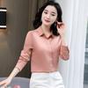 Long-sleeved Shirt Women's Spring New Versatile Anti-wrinkle Qualitative Temperament Fashionable Foreign Style