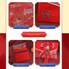 New Year Blessing Words 2025 Money Pocket Brocade Cloth Tassel New Year Money Bag  Party Gifts