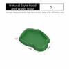 Stone Texture Reptile Feeder Bowl ABS Resin Feeding Bowl Dish New Water Dish Feeder  Pet Crawler