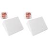 Square Patty Paper 4x4 Inch, Set of 300, Non Stick Patty Paper Sheets for Burger Press, Patty Serperate and Cake Baking,Freezing and Caramel Candy