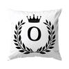 A-Z Crown Letters Decorative Cushions Pillowcase Polyester Cushion Cover Throw Pillow Sofa Decoration Pillowcover Home Decor