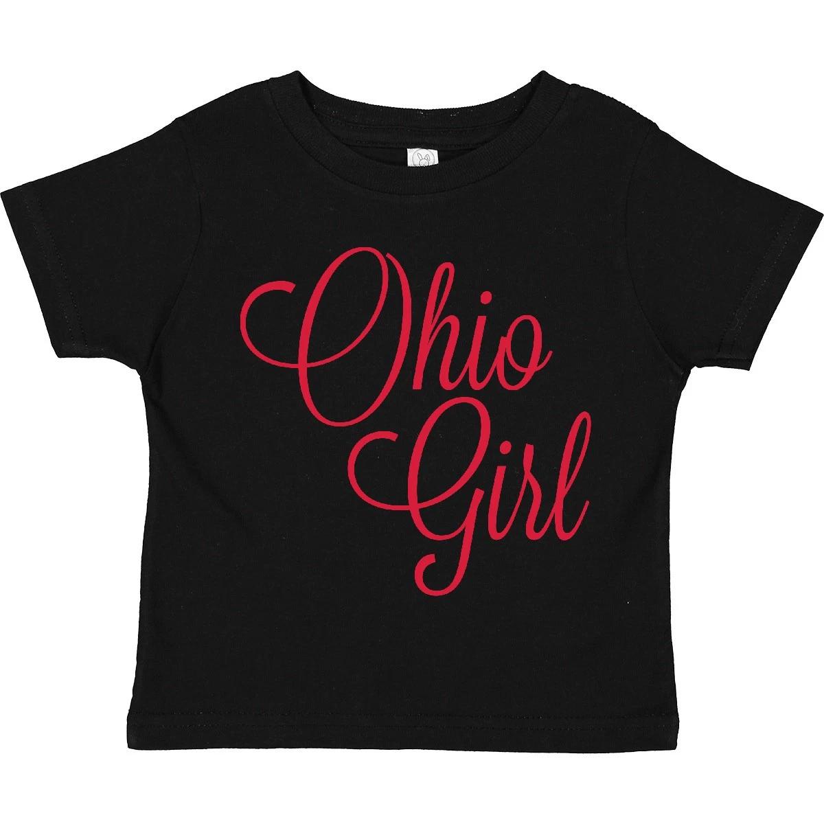 Inktastic Ohio Girl Toddler T-Shirt Home State Heart Midwest Proud Fun Gift Kid 160