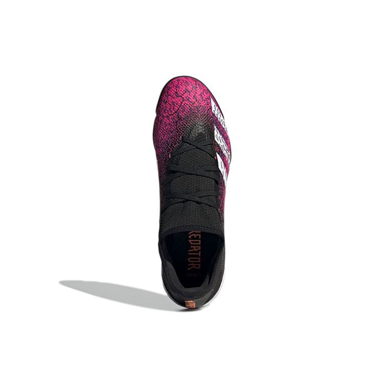 Adidas Predator Freak .3 Comfortable TF (Rubber Studs) Non-Slip Durable Soccer Shoes Men Soccer Shoes Black Pink FW7520