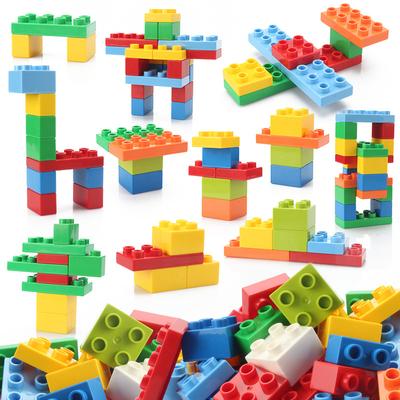 50 adet/set Çocuk Yaratıcı Çok Yönlü Tuğlalar Büyük Parçacıklı Yapı Blokları Erken Eğitim Puzzle Oyuncakları Çocuklar İçin Noel Hediyeleri