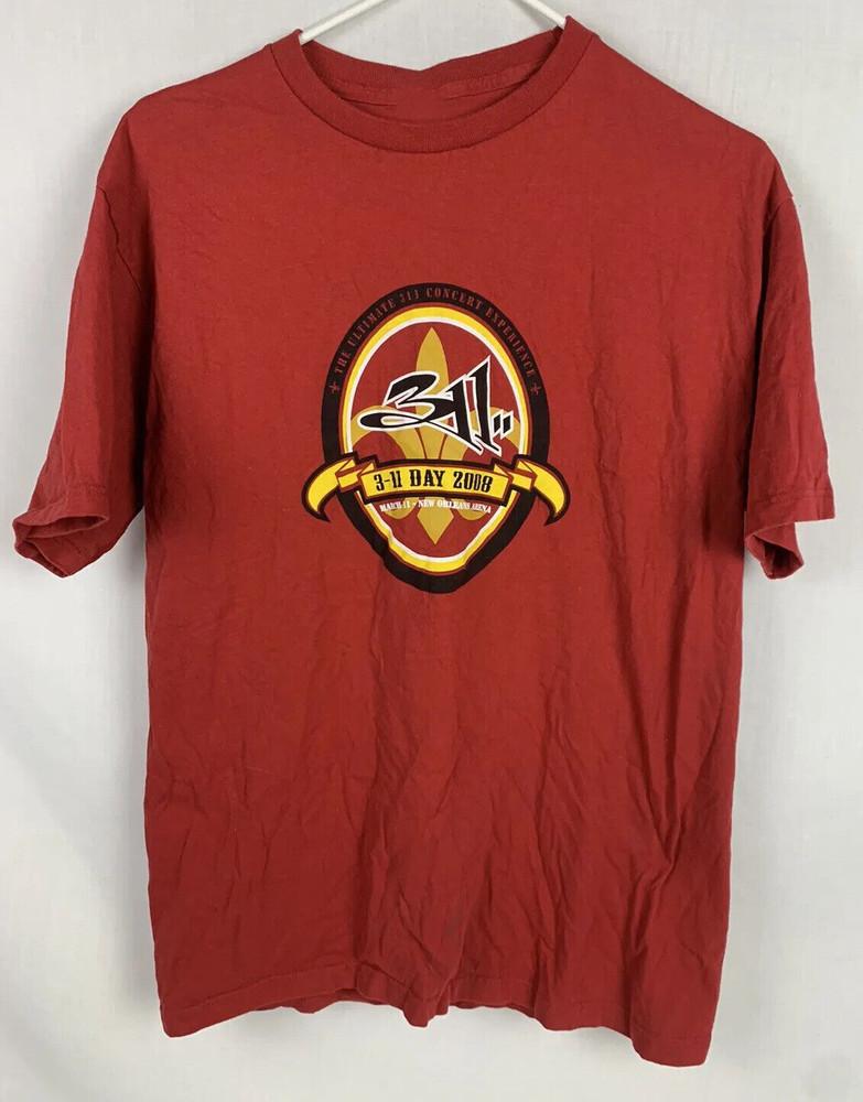 

311 Three Eleven Band Rock Punk ShortSleeve Unisex TShirt Cotton PR196 Unisex T-Shirt XL