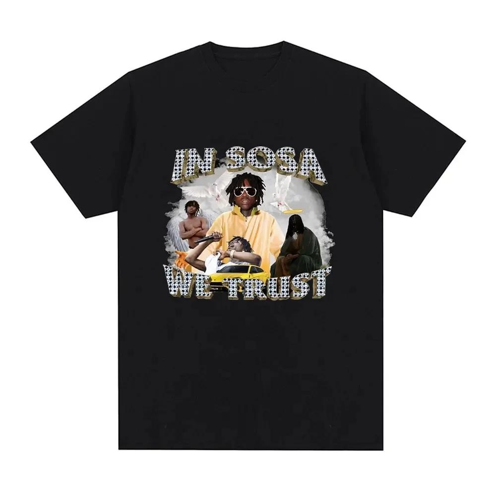 Rapper Chief Keef for President T Shirt Men Fashion Casual Short Sleeve T-shirt Aesthetic Vintage Oversized T-shirts Streetwear