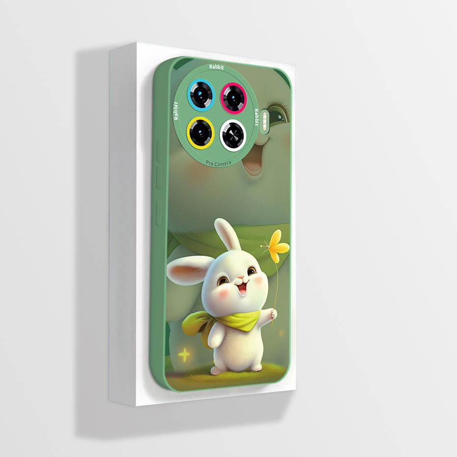 Case For Tecno Spark 20 Pro Plus 4G Phone Cover Cute Astronaut Soft Liquid Silicone Bumper Shell For Tecno Spark20ProPlus Fundas