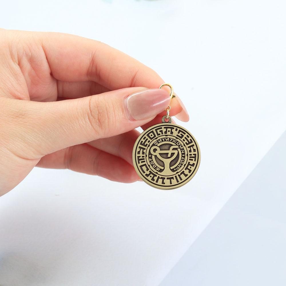 Retro Bronze Double-Sided Star Wars Keychain & Backpack Pendant Ornament