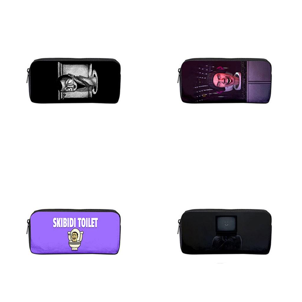 Skibidi Toilet 3d Cross-border Game New Product Nylon Pen Bag For Students