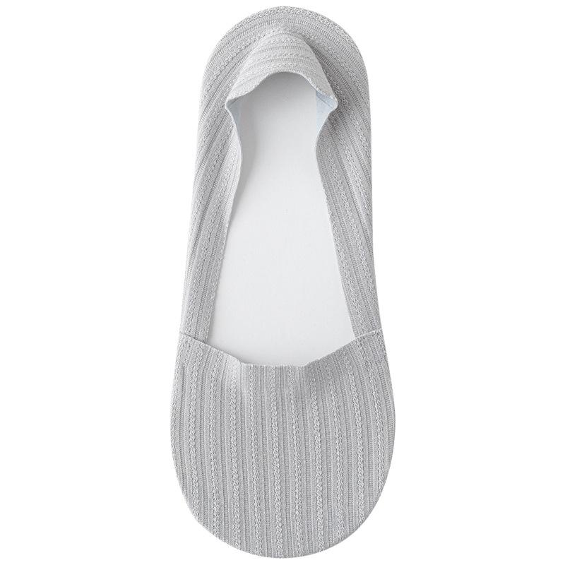 Women's Summer Ice Silk Invisible Socks Macaron Solid Color Cotton-soled Sweat-absorbing Boat Socks White Sneakers Versatile Short Socks