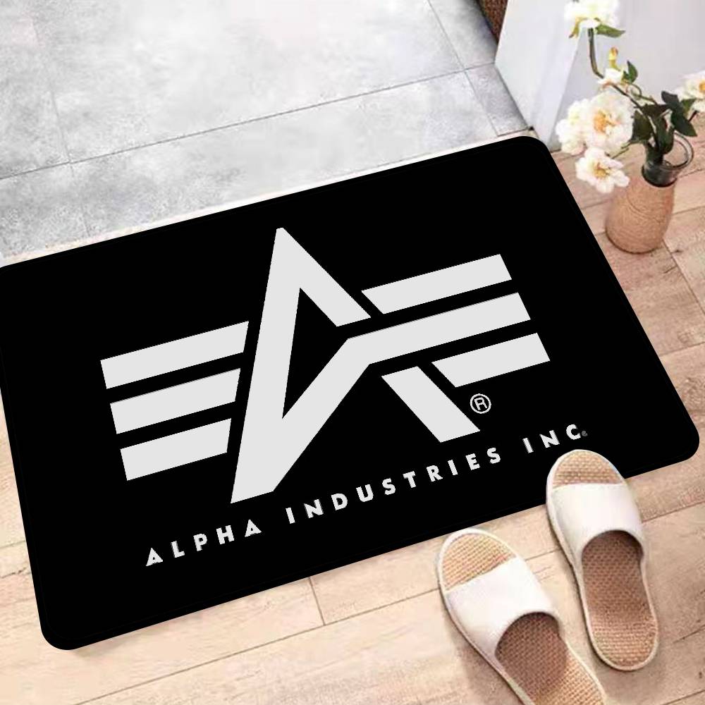 Alpha La Industries Door Mat Washable Non-Slip Living Room Sofa Chairs Area Mat Kitchen Doormat Area Rug