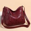 Soft PU Leather Shoulder Crossbody Bag with Large Capacity