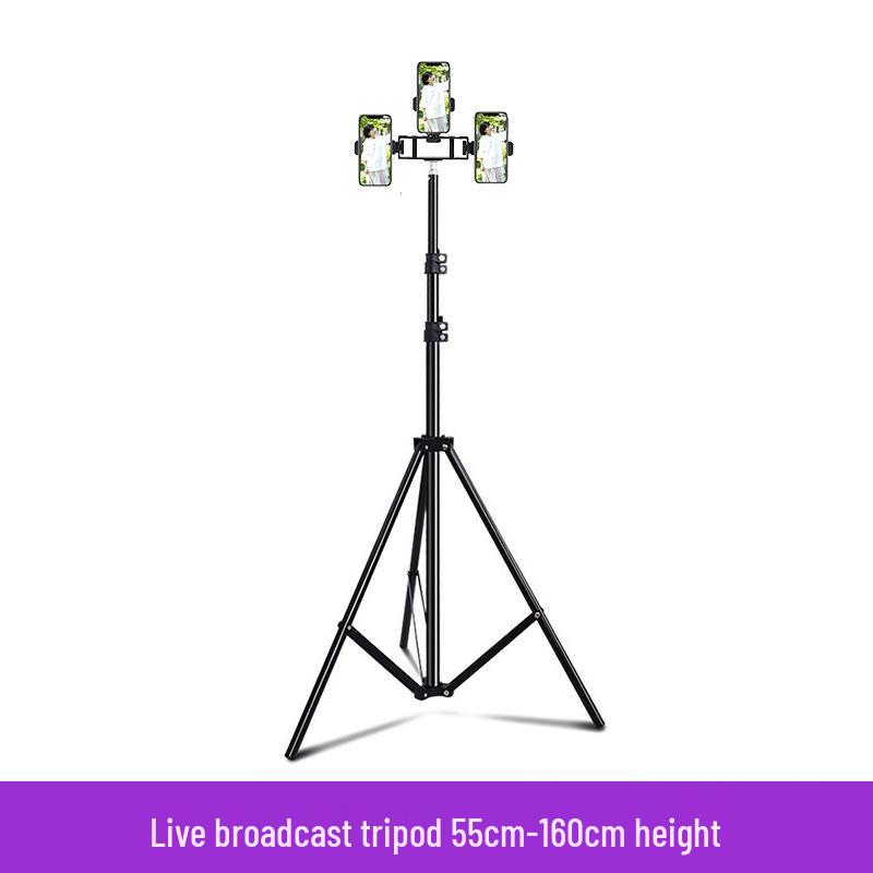 Outdoor Mobile Phone Streaming Tripod with Fill Light & Selfie Function