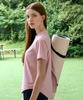 NOKJOK Laplan Back Slit Short Sleeve T-Shirt Running Yoga Wear Pilates Wear