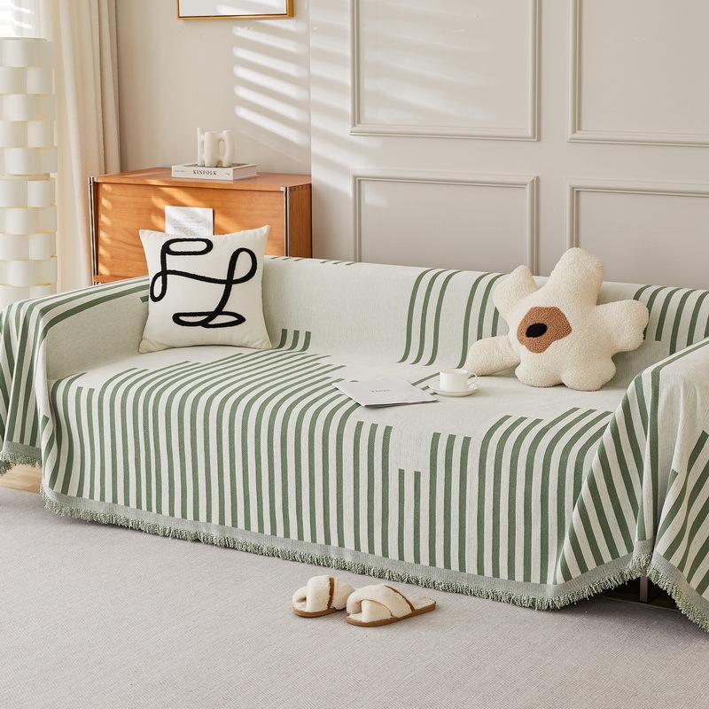 Chenille Sofa Towel All-inclusive Full Cover Towel Four-season Universal Sofa Cover Blanket Dust-proof and Cat-scratch Modern Simple Cover Towel