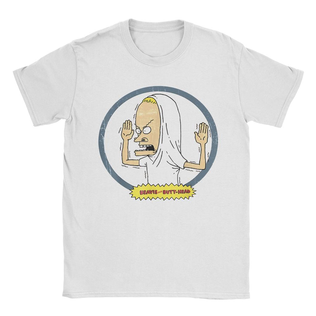 Leisure Beavis and Butthead Cornholio Circle  TShirt For Men Women Round Neck Short Sleeve Clothes  Cotton Summer Tops