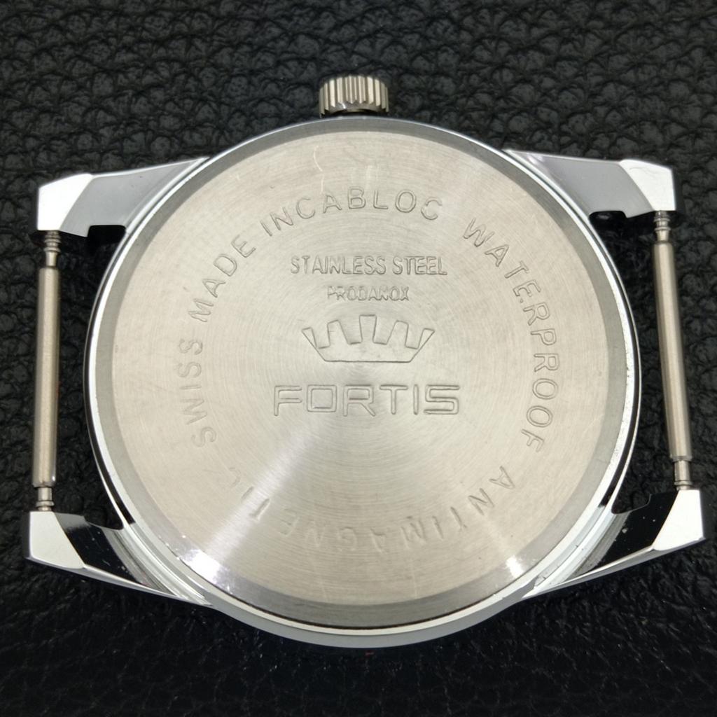 REFURBISHED HAND-WINDING SWISS MENS RED COLOR DIAL WATCH A431694-2 R108-a431694