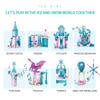 Non-Toxic Magic Ice Snow Castle Building Blocks Fairy Tale Princess Castle Diy Model Bricks City Street View Kids Diy Toys Holiday Gifts