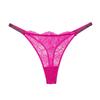 Thong Women's   T Pants Sexy Lace Rhinestone Alphabet Fashion Personality High Waist Traceless Transparent Panties