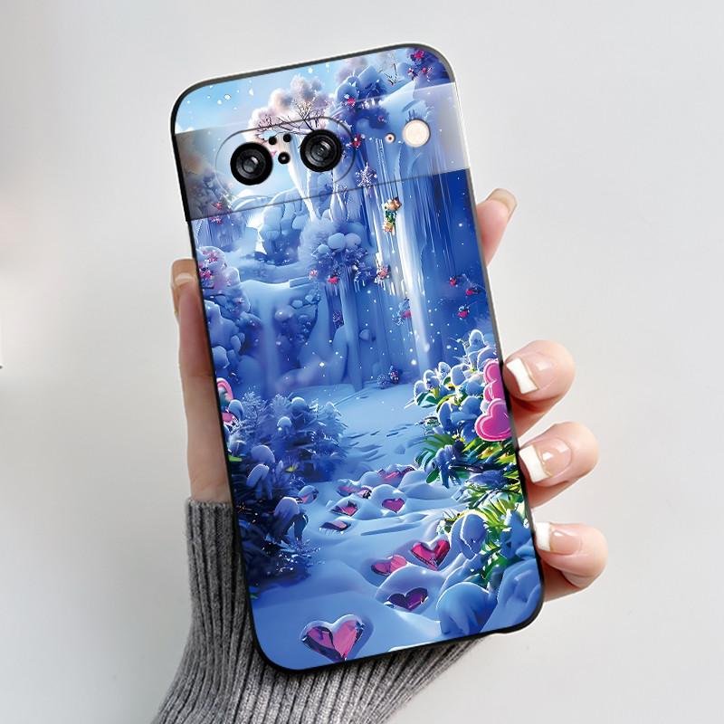 Casing For Google Pixel 8 Pro 8A Case Aesthetic Fashion Cute Cat Soft Silicone Shockproof Back Cover Ultra Slim Thin Phone Case