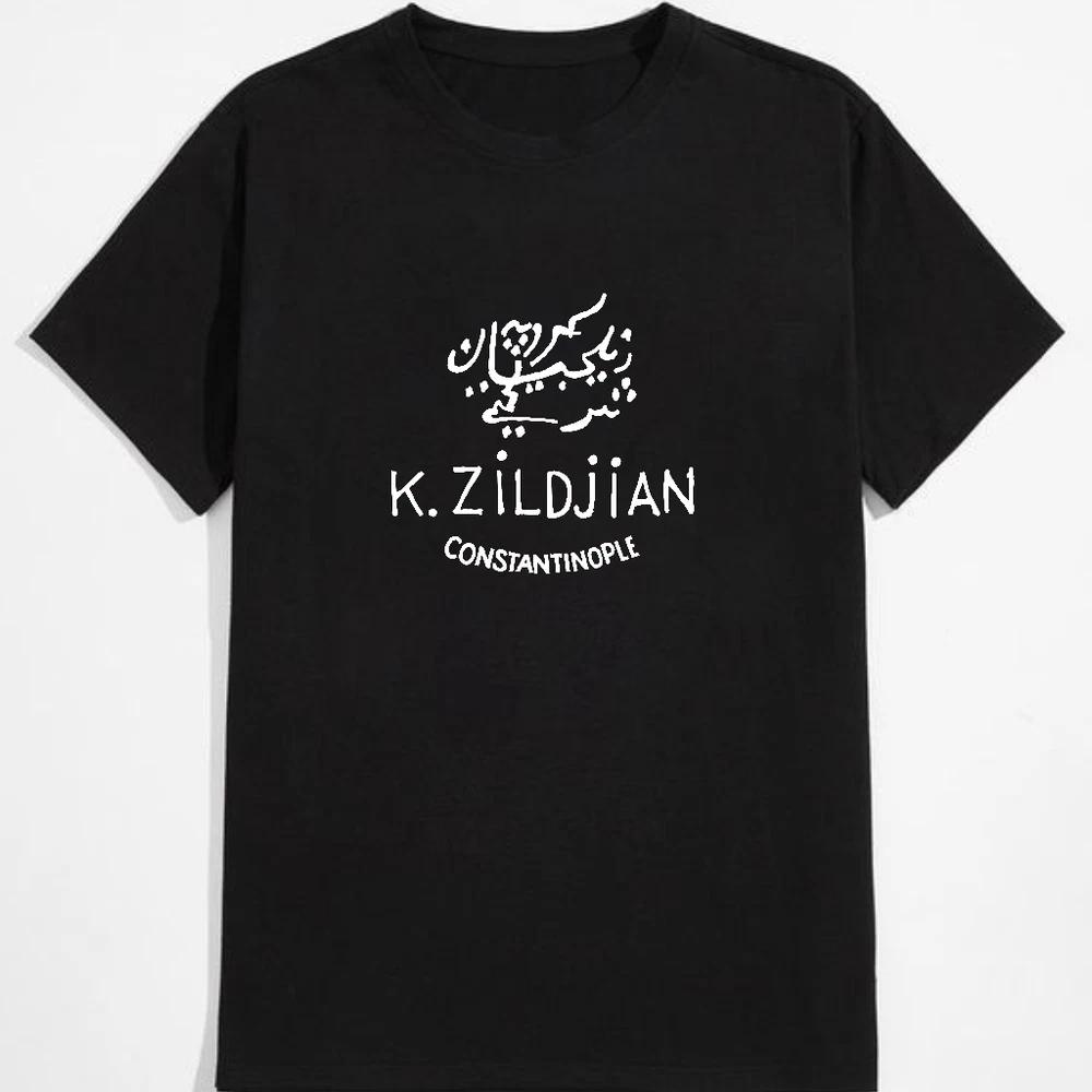 K Zildjian Constantinople White Logo Mens TShirt Funny Sizes S5XL S