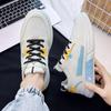 2025 summer new low-top canvas trendy shoes trendy men's shoes versatile casual sports board shoes white cloth shoes white shoes