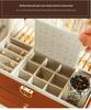 Locked Multi-Layer Jewelry Organizer: Anti-Oxidation Storage for Earrings, Necklaces, and Rings