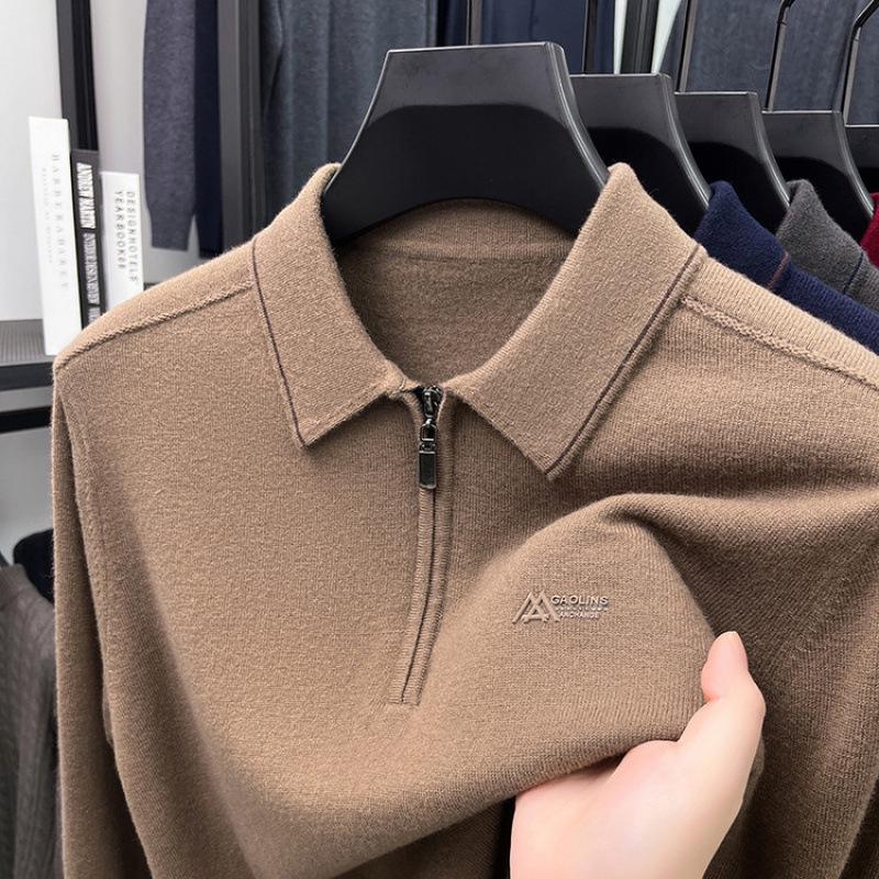 Hengyuanxiang 2025 Men s Zodiac Red Wool Sweater, Autumn/Winter Style for Dad s Happy Wedding 2XL