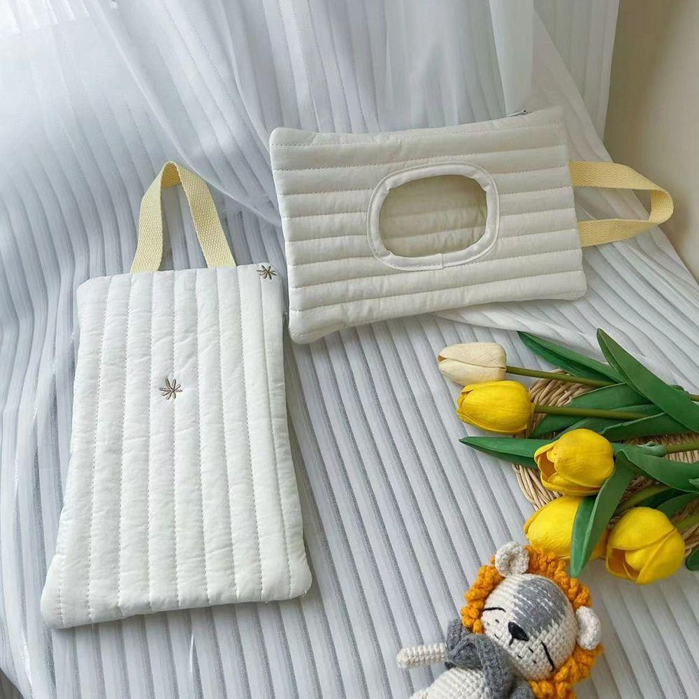 Refillable Wet Wipes Bag Reusable Tissue Box Flip Cover Wet Wipe Pouch  Baby Stroller Accessories