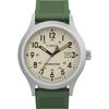 Sport Men's Watch, Analog Quartz, 50M Water Resistant, Green Silicone Strap, INDIGLO Light-Up Dial, 40mm, TW4B30100