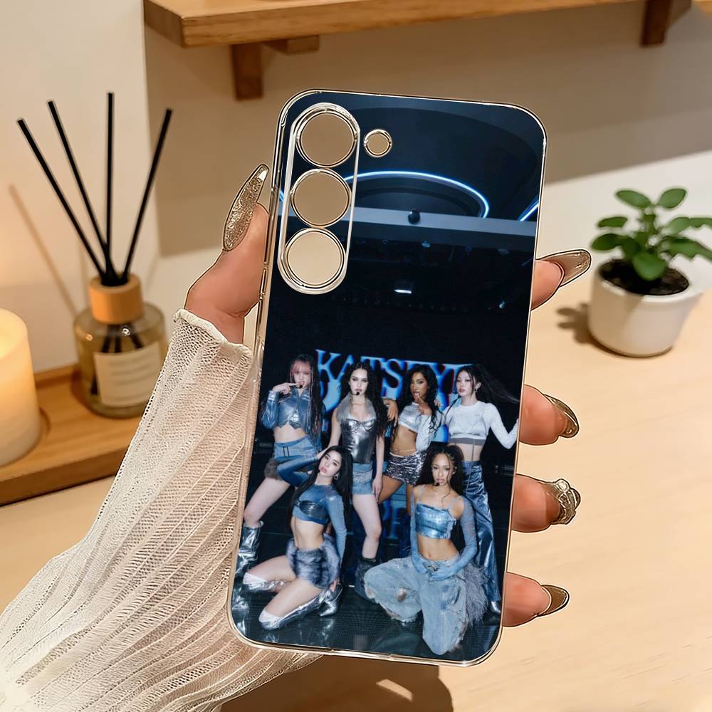 Hot Music K-KATSEYE Phone Case For Samsung A10 A12 A31 A40 A70 Transparent Cover