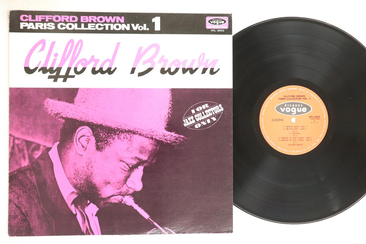 

LP Record CLIFFORD BROWN - Paris Collection Vol. 1 VPL3003 DISQUES VOGUE 1972 Japan Jazz Used