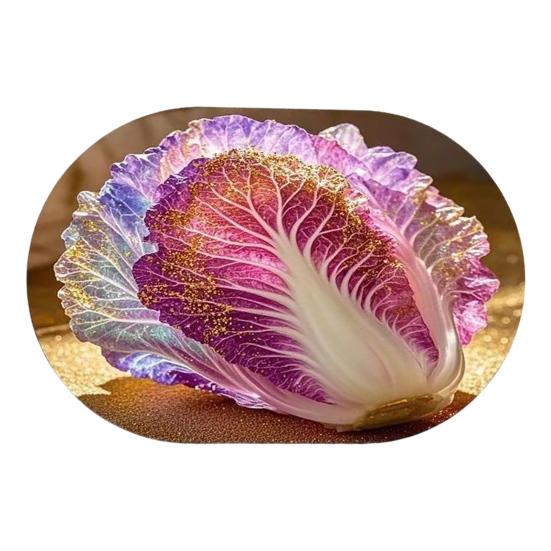 Diatomaceous Earth Floor Mat Colorful Cabbage 3D Realistic Pattern Rug Non-Slip Absorbent Carpet for Bedroom Entrance Kitchen Bathroom