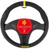 MOMO SUPER GRIP Steering Wheel Cover for Kei Compact and Minivans with Yellow MOMO Size M Cars, Cars, (Black-Yellow logo, (38-39cm))