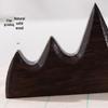 Wuzhishan Mountain Peak Wood Calligraphy Pen Rest & Brush Holder
