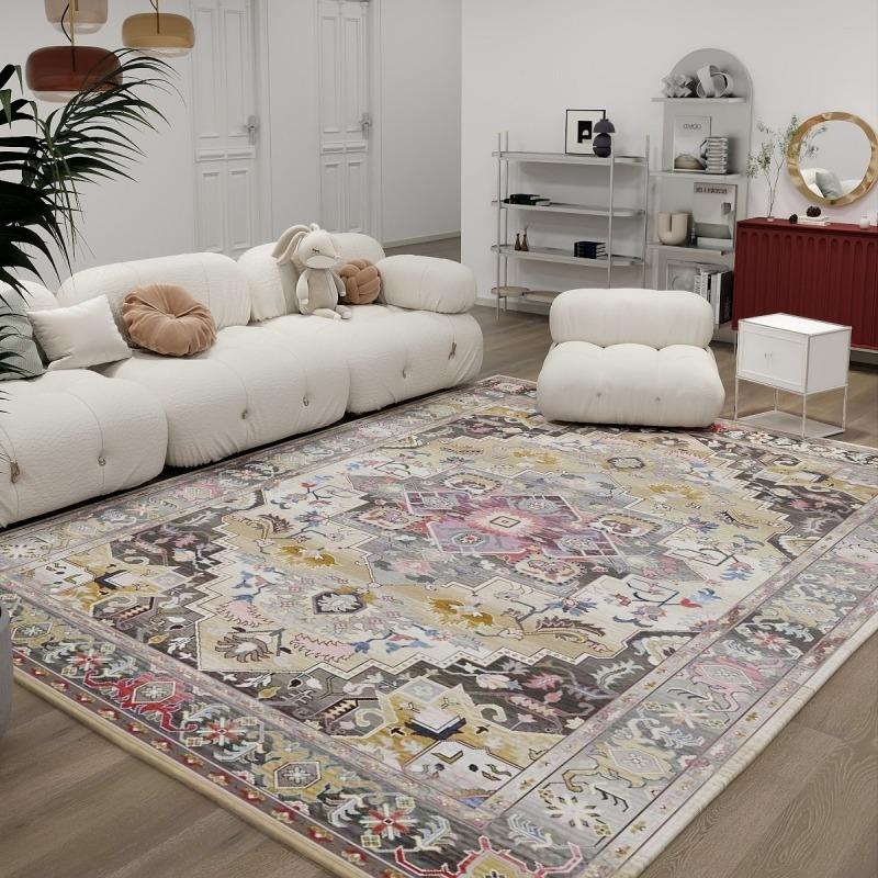 Retro Amerykański Europa Bohe Dywan Salon Sypialnia Przyłóżkowy Balkon Kuchnia Mata pod drzwi wejściowe Antypoślizgowy Dywan do dekoracji domu