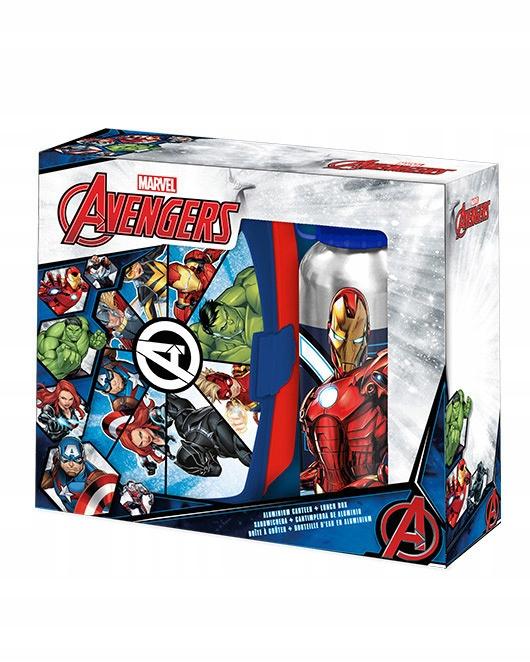 Bidon + Śniadaniówka Avengers Zestaw