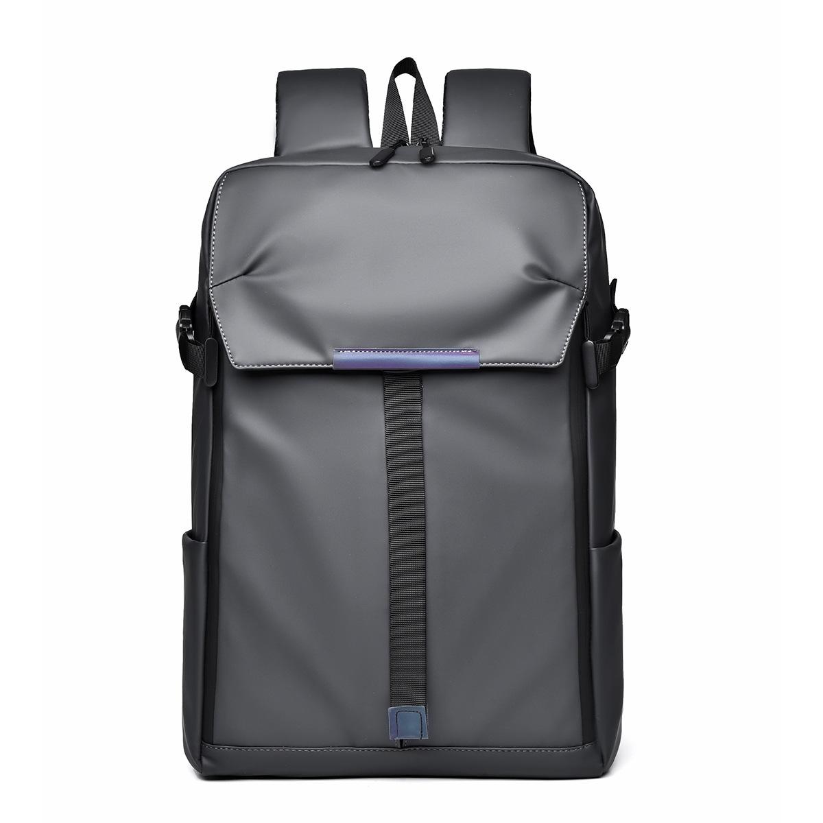 

Рюкзак мужской деловой дорожный для компьютера большой вместимости, простой универсальный рюкзак для баскетбола, снижающий нагрузку серый