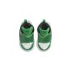 Air Jordan Sky Jordan 1 TD Lucky Green Babysneakers Svart Hvit BQ7196-301