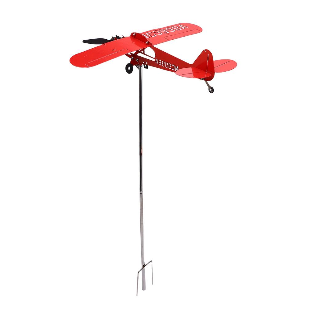 Flugzeug Windrad 10,6 Zoll Eisen Metall Windmühle Outdoor Dekorative Flugzeug Skulptur für Bauernhof Rasen Hof Garten