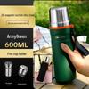 Qi Hu 316 Stainless Steel Insulated Water Bottle, Large Capacity for Home, Outdoor, or Dorm Use.