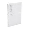 KOKUYO Loose Leaf Binder Campus Smart Ring B5 26 Holes Up To 25 Pieces Transparent Lu-SP700T