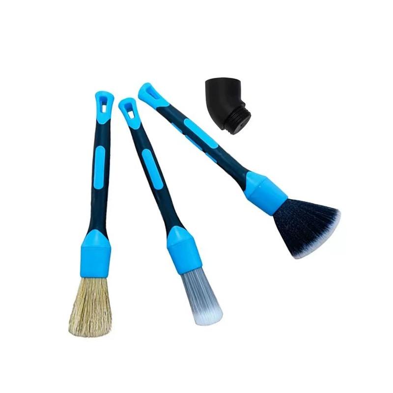 3pcs Brush Good Car Wash Cleaner Multi-Function Wash The Car Beauty Brush to Really Care for Car Car Wheel Rim Brush